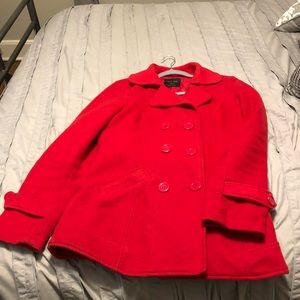 Red Pea Coat
